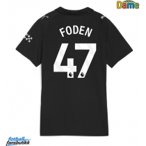 Manchester City Phil Foden #47 Bortedrakt Dame 2025-26 Kortermet